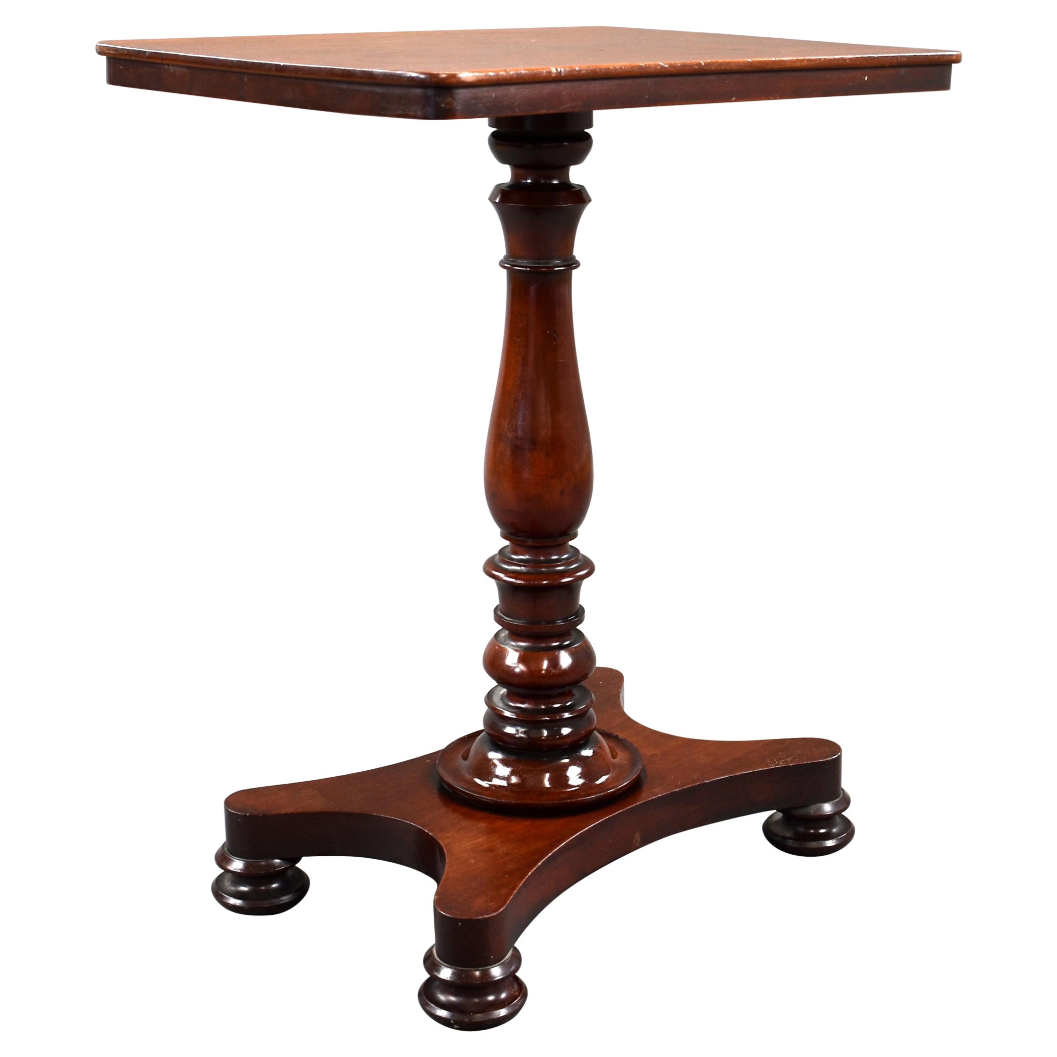 19th Century English Victorian Mahogany Occasional Table