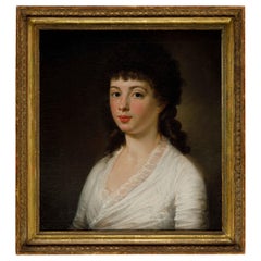 Late 18th Century Portrait of a Lady Attributed to Henri-Pierre Danloux