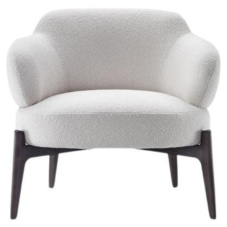 Floor Sample Marelli Sign Armchair By Paolo Salvade in Boucle Upholstery