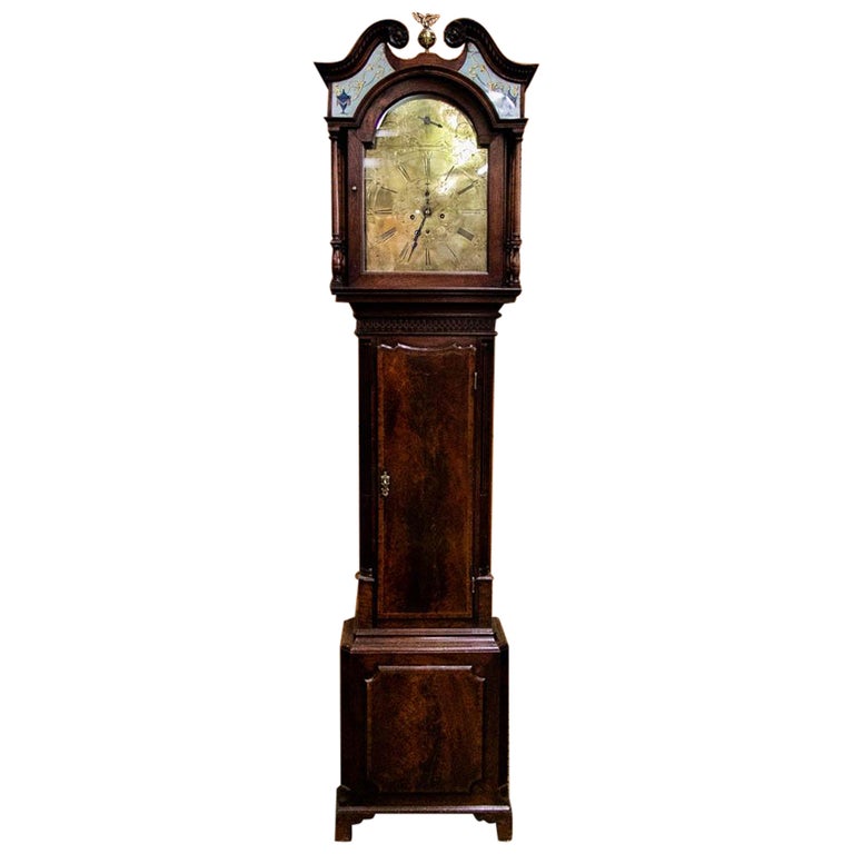 English Grandfather Clock For Sale