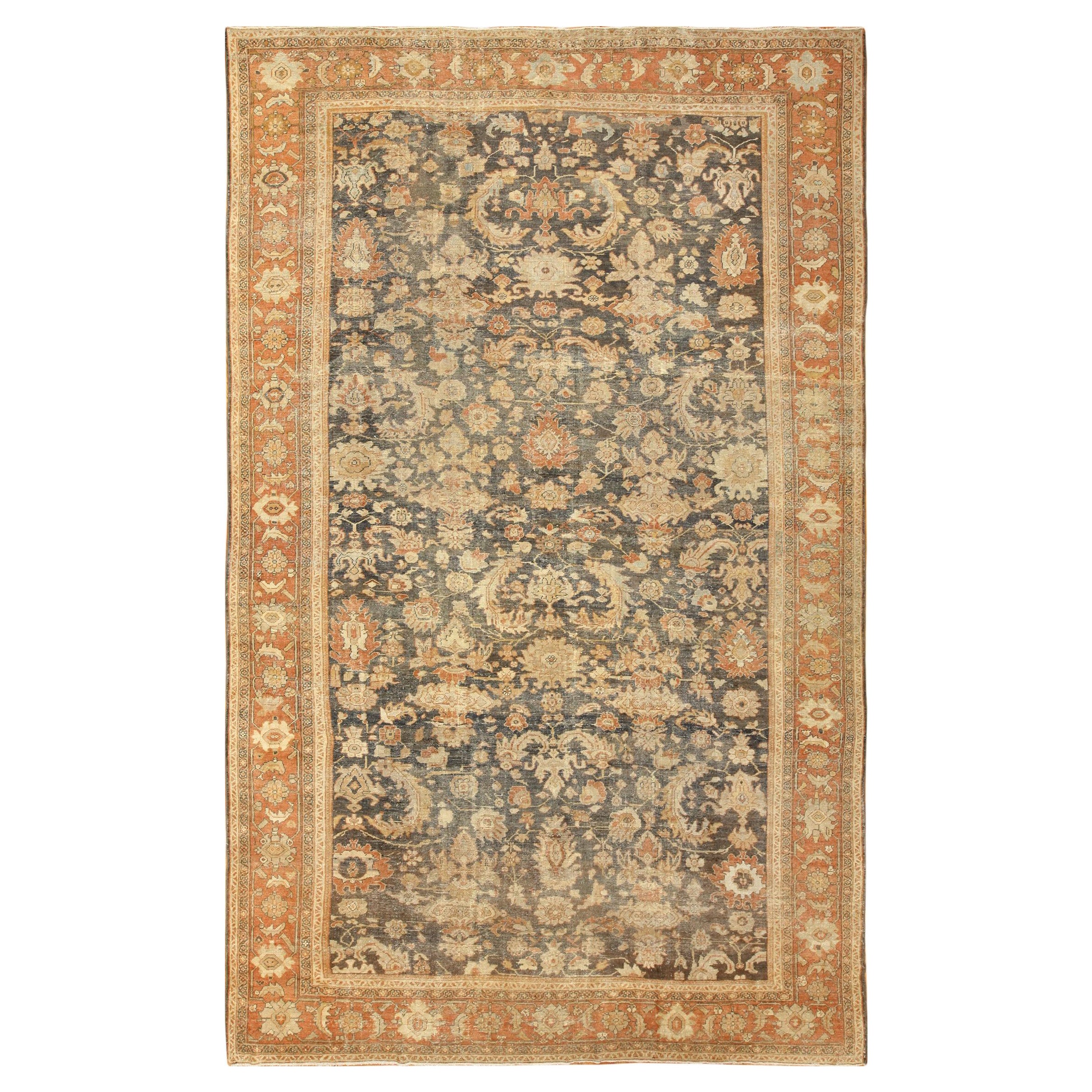 Tapis persan ancien de Sultanabad. Taille : 10 pieds x 17 pieds 3 po. 