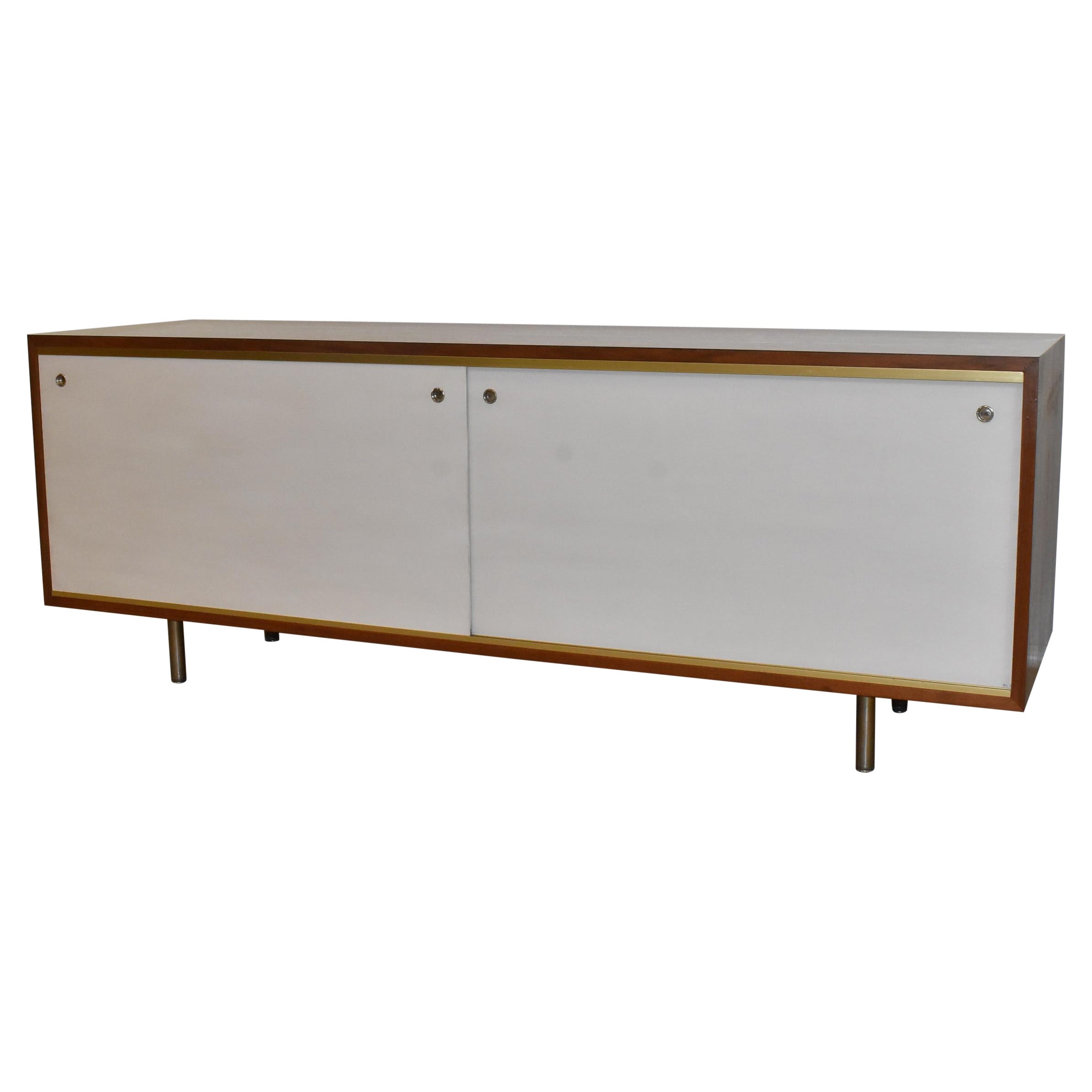 Mid-Century Modern Herman Miller Walnut Credenza Designed by George Nelson