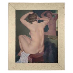 VITTINI Giulio "Nude with mirror"