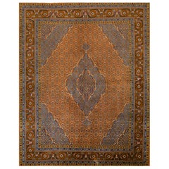 Mid 20th Century Persian Moud Carpet / 6' 9''x 8' 