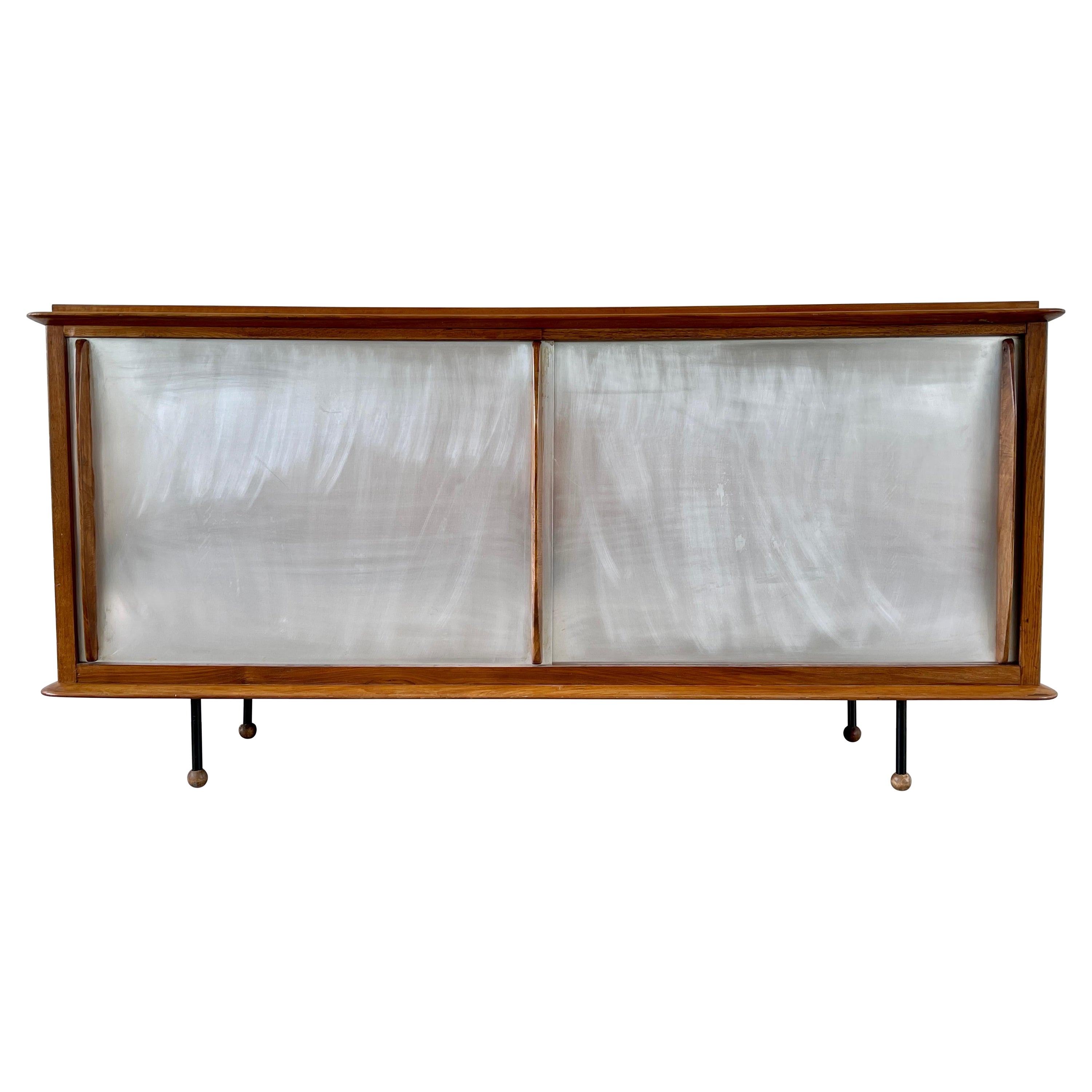 Aluminum Sideboard, Swiss circa 1950's 