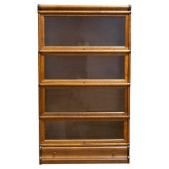 Used Early 20th C. Globe-Wernicke 4 Stack Lawyer's Bookcase, c.1910-1920