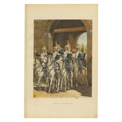Vintage 2E Regiment Dragonders 1849, Van de Weyer, 1900