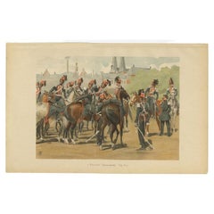 Regiment Dragoons of the Dutch Army 1856, veröffentlicht im Jahr 1900