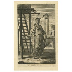 A Mestizo Woman from Ternate, Indonesia, 1744