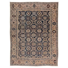 Used Persian Sultanabad Botanic Hand Knotted Rug