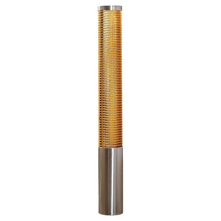 20th Century Gio Ponti Floor Lamp in Perforated Aluminium and Steel by Reggiani