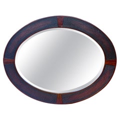 Vintage Palecek Wooden Mirror