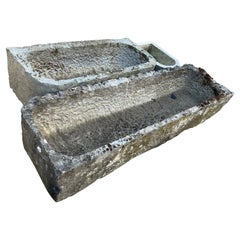 18th Century Limestone Trough from France