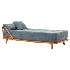 Studio Daybed in Light Blue Romo Fabric, Germany 1950s