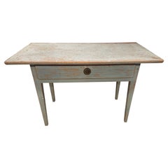 19th Century Swedish Gustavian Desk with Originalpaint