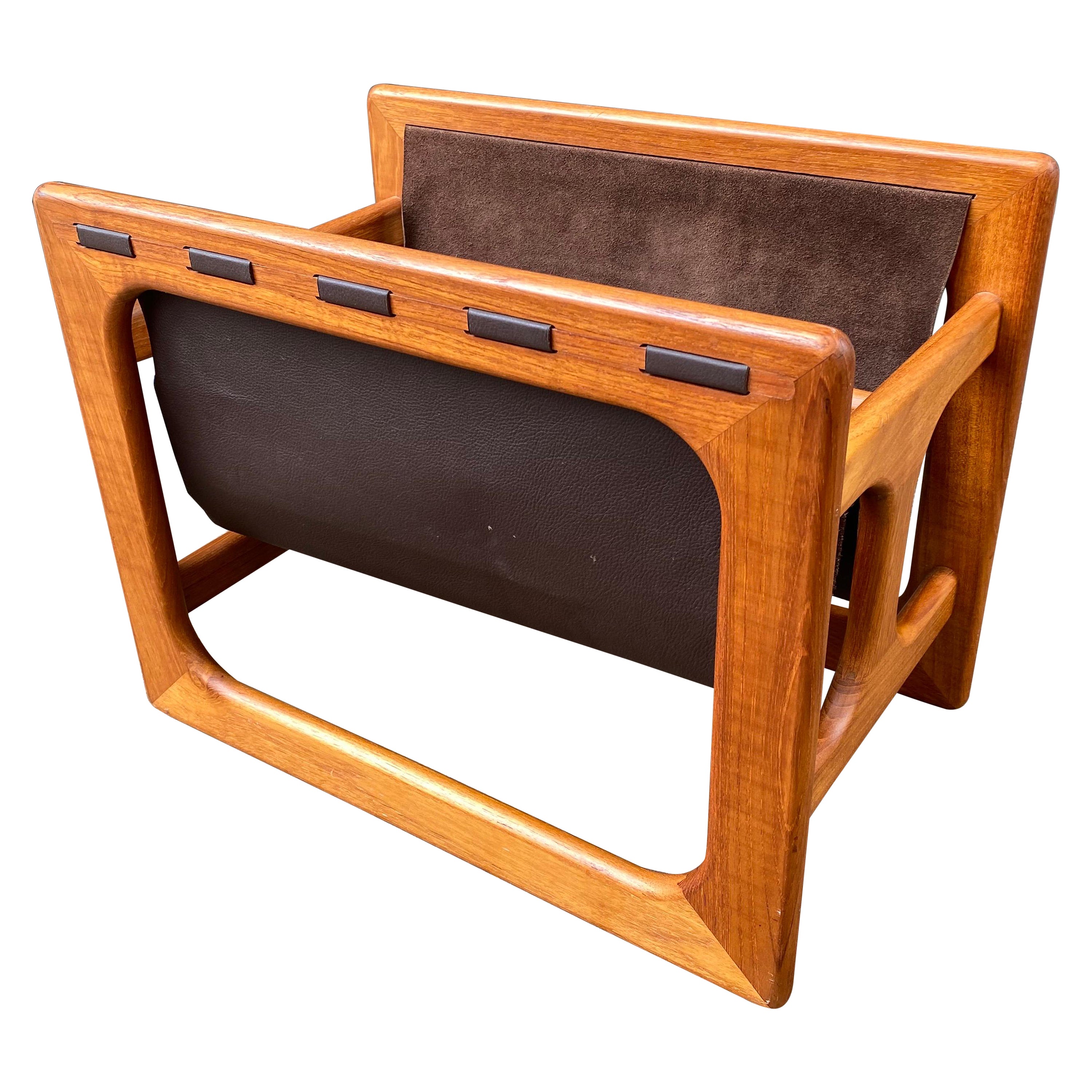 Danish Teak Magazine Rack