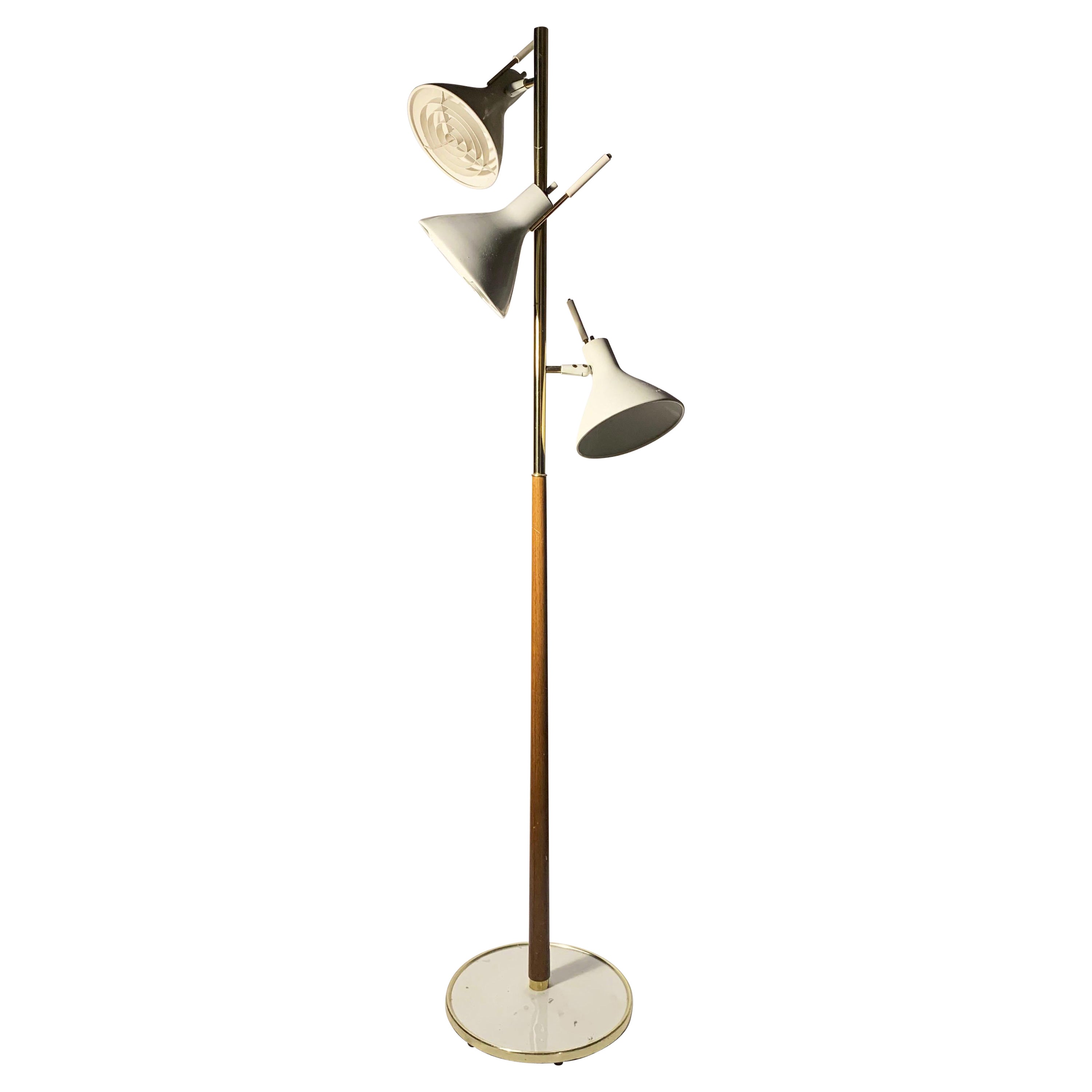 Vintage Lightolier Articulating Floor Lamp For Sale