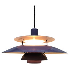 Iconic Rare 1st Edition Poul Henningsen PH 5 Chandelier Pendant Lamp from 1958