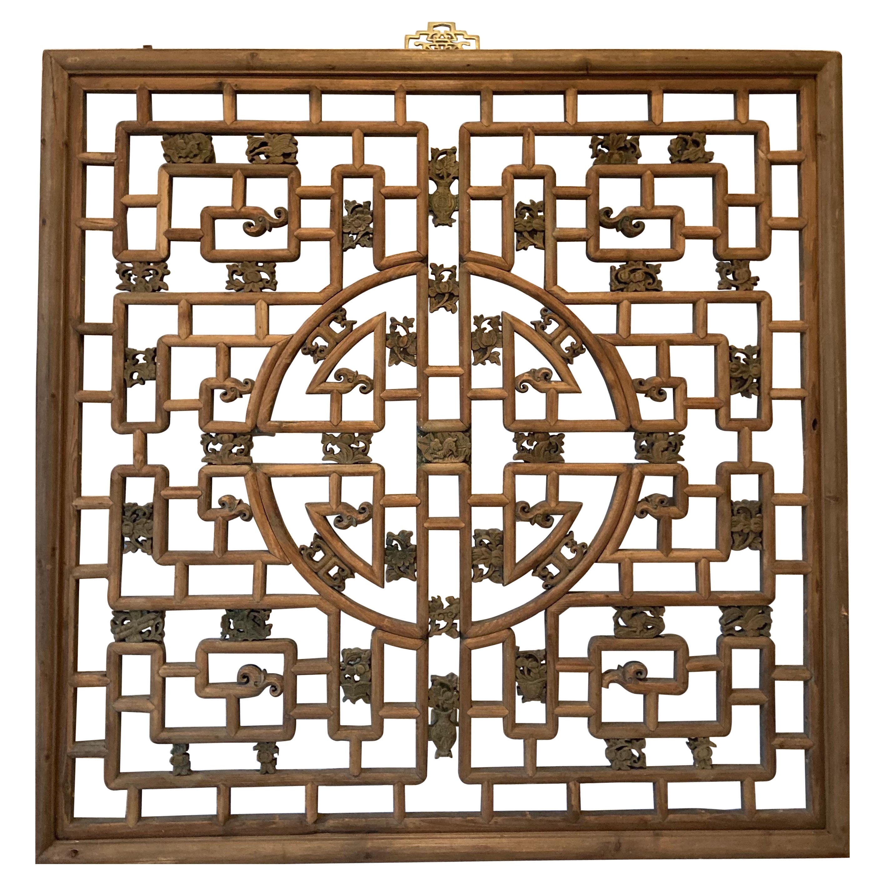 Chinese Antique Wood Panel For Sale