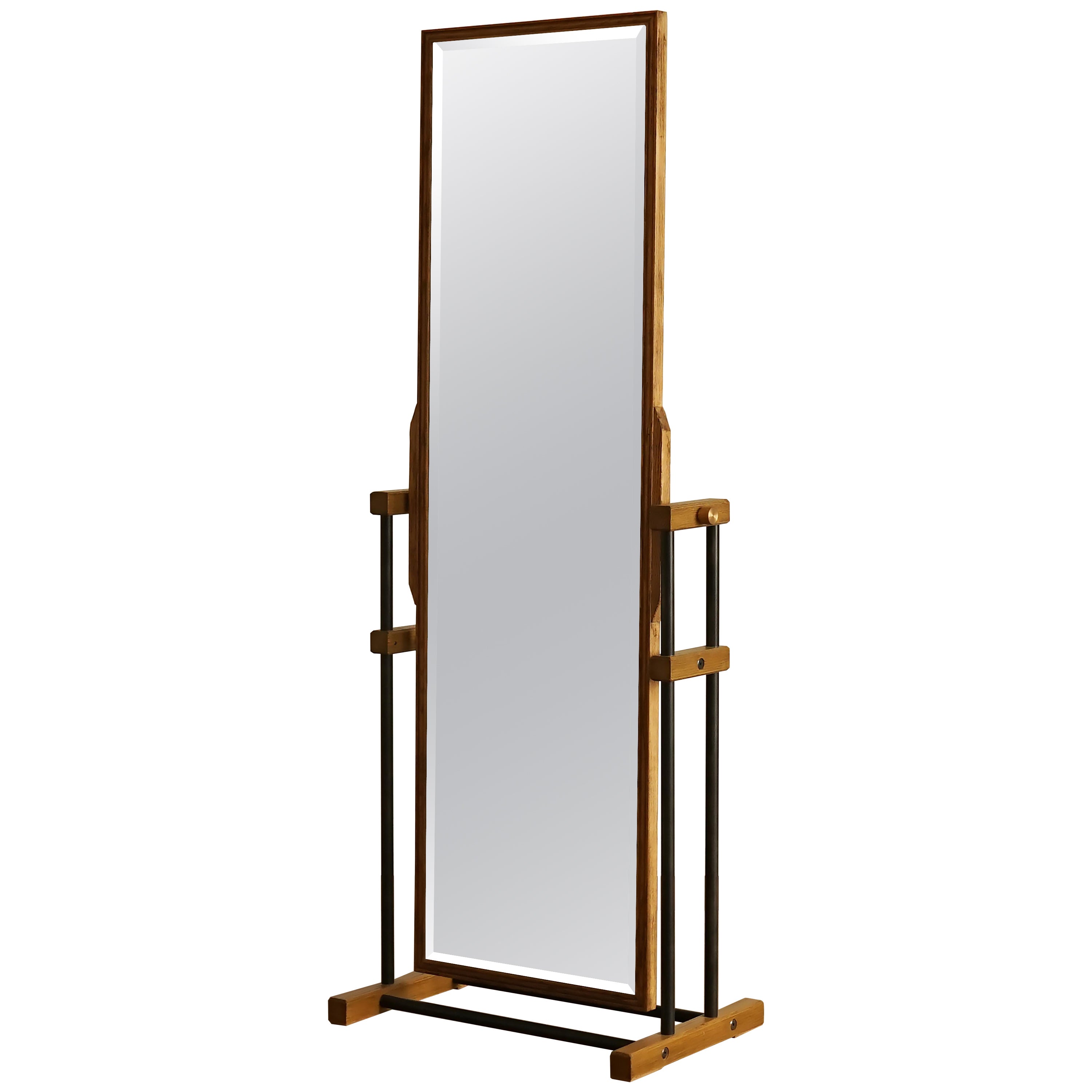 Unusual trifold stand up antique mirror at 1stDibs