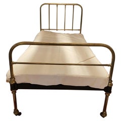 Antique Brass Bed, 1900, France