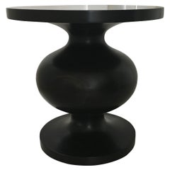 Frank Noir, Ebonized Side Table by Wende Reid - original, organic, sculptural
