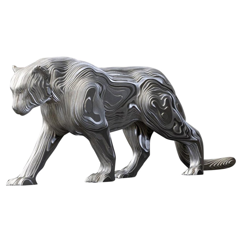 Panther Polierte Medium-Skulptur