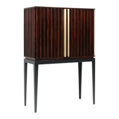 RELEVO Barschrank in Ziricote, sofort lieferbar.