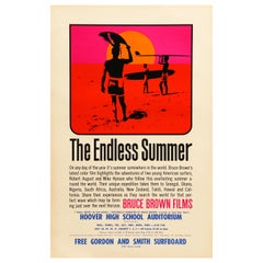 'The Endless Summer' Original US Movie Poster by John Van Hamersveld, 1965