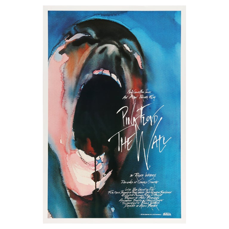 Pink Floyd "The Wall" Original Vintage Movie Poster, American, 1982 For Sale