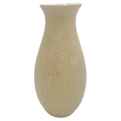 Beige Midcentury Ceramic Vase, Poland, 1960s