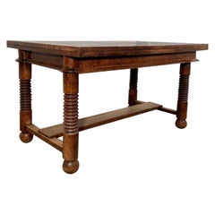 Oak Table by Charles Dudouyt