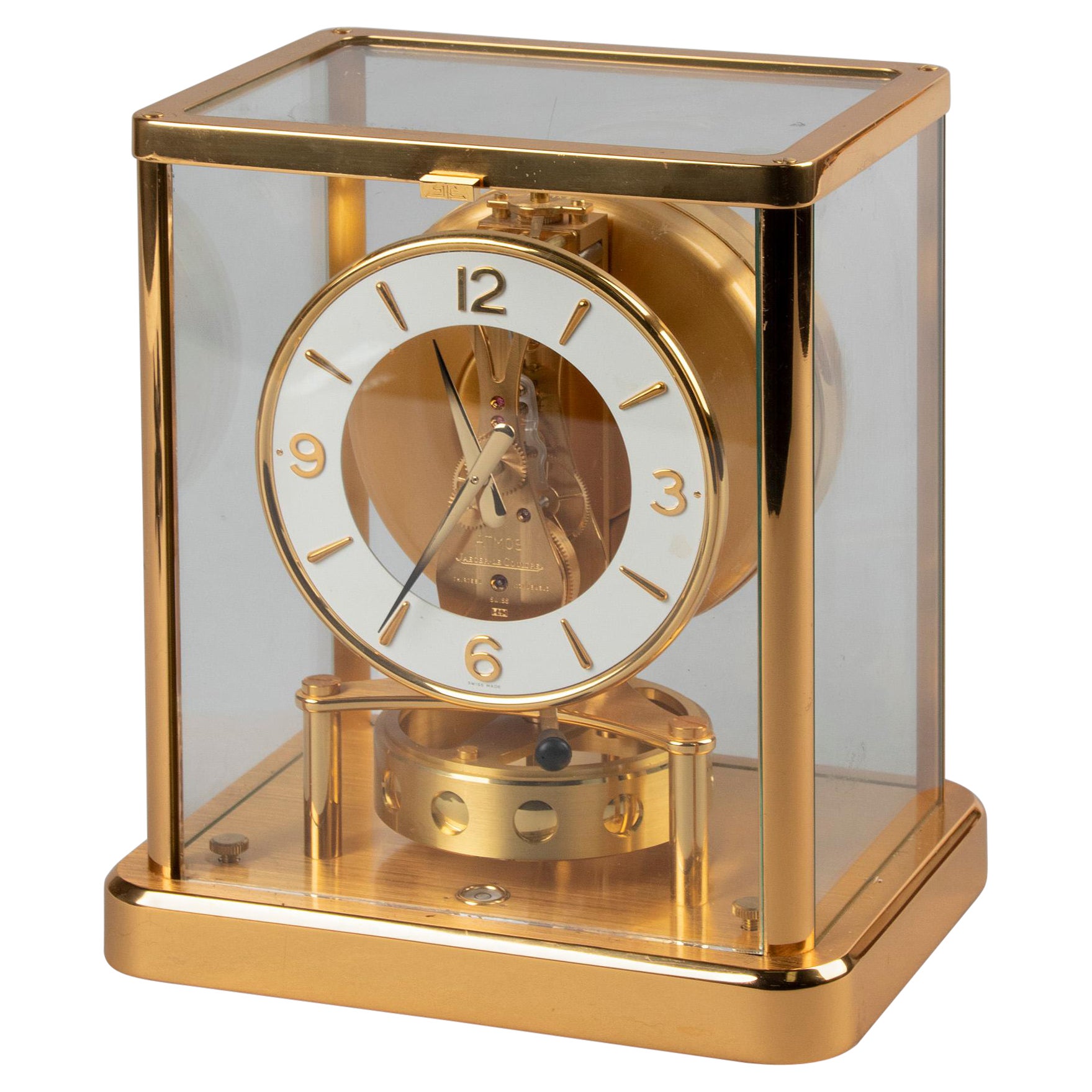 Late 20th Century Jaeger Lecoultre ATMOS 540 Elysee Mantle Clock