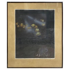 Hiroyuki Tajima Edición Limitada Firmada Grabado Zen Abstracto en Madera Japonesa