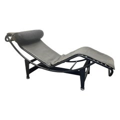 Early Signed Le Corbusier LC4 Chaise Lounge for Cassina