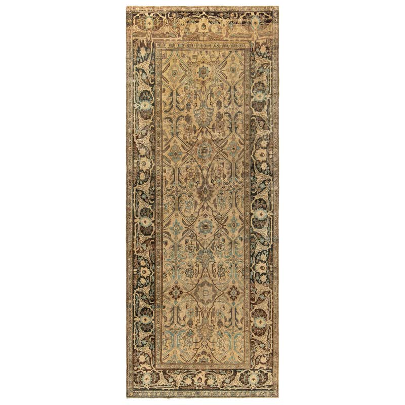 Vintage Tabriz Rug with Traditional Style in Warm, Neutral Colors For ...