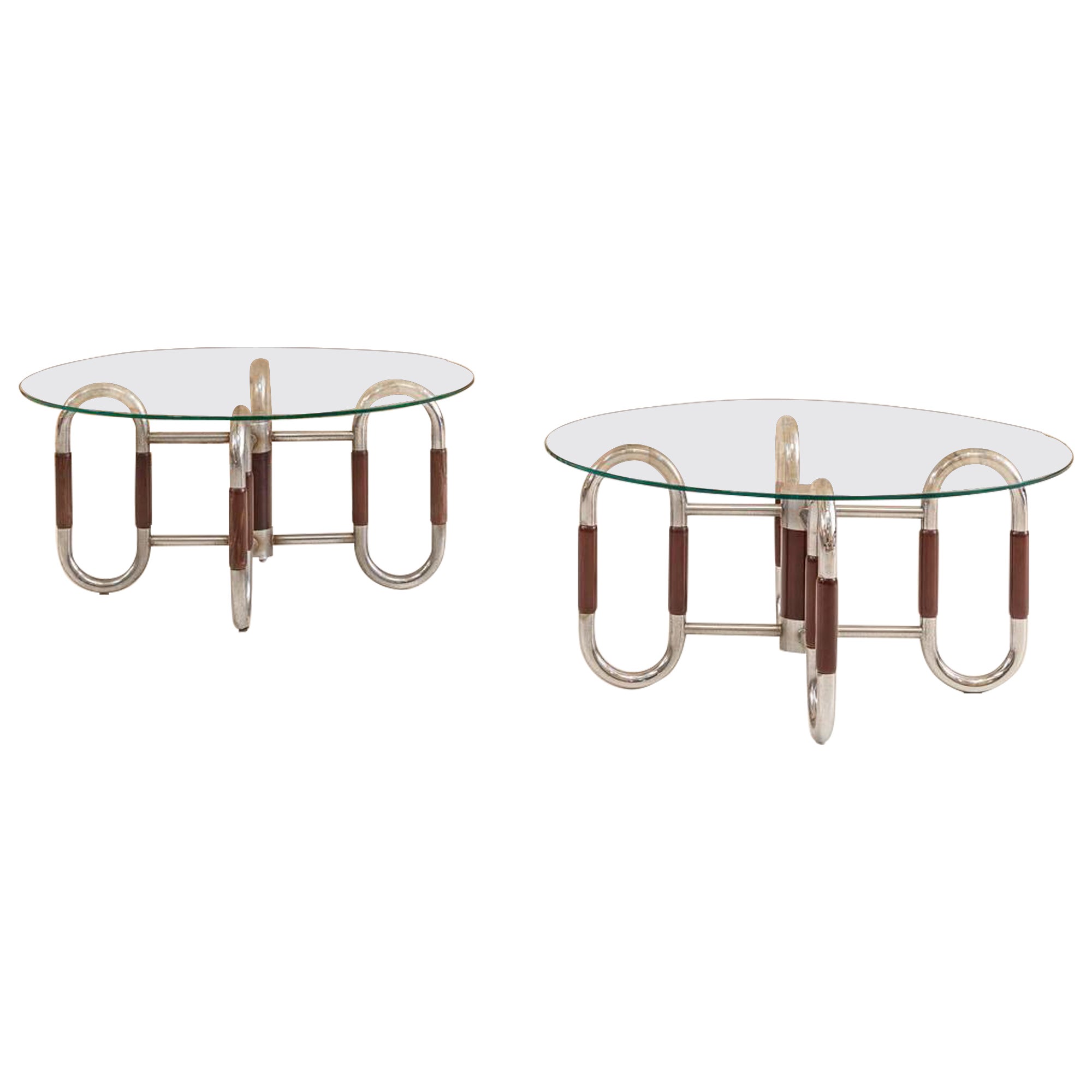 Pair of Coffee Tables Attributed to Gabetti and Isola