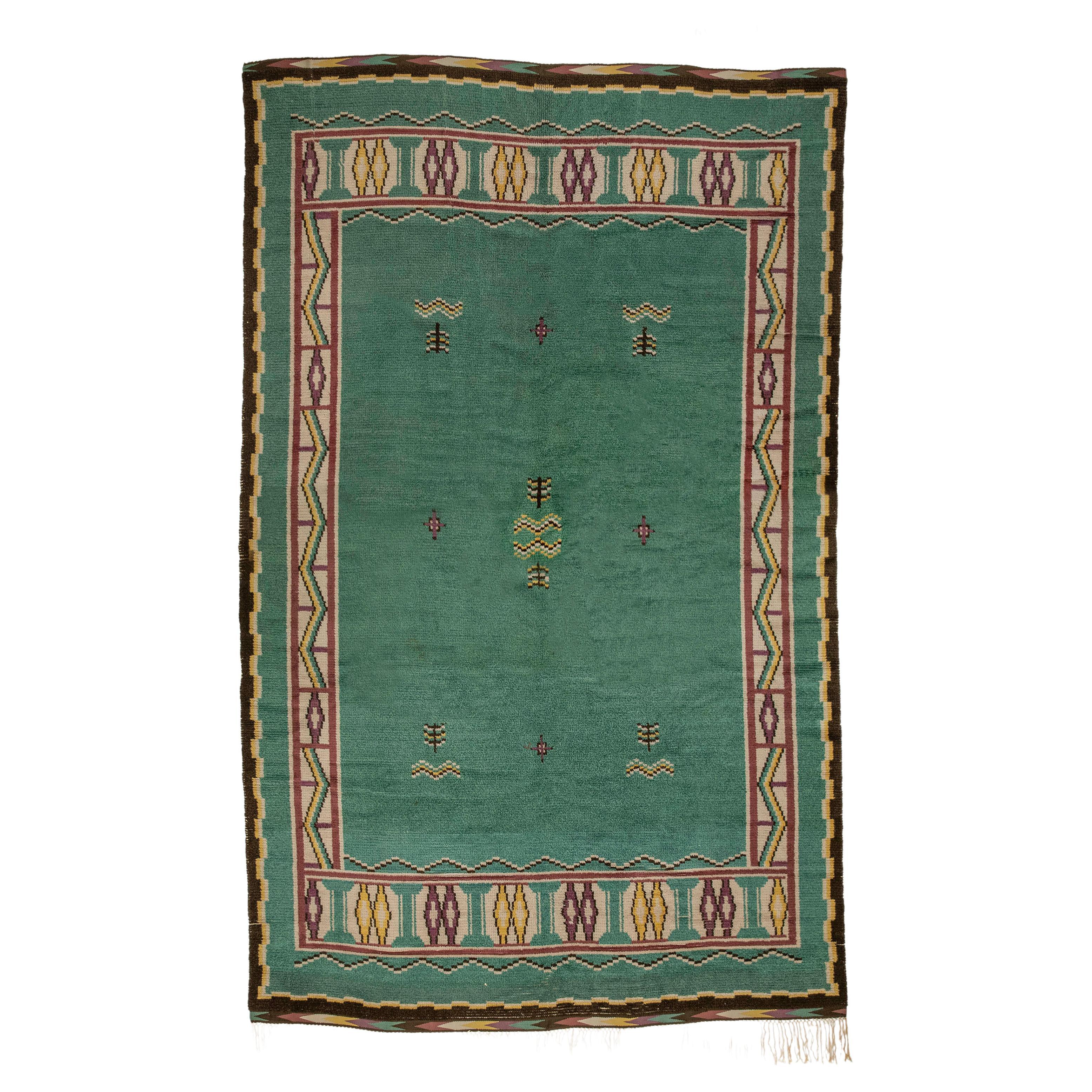 Mid-20th Century Swedish Pile Rug For Sale
