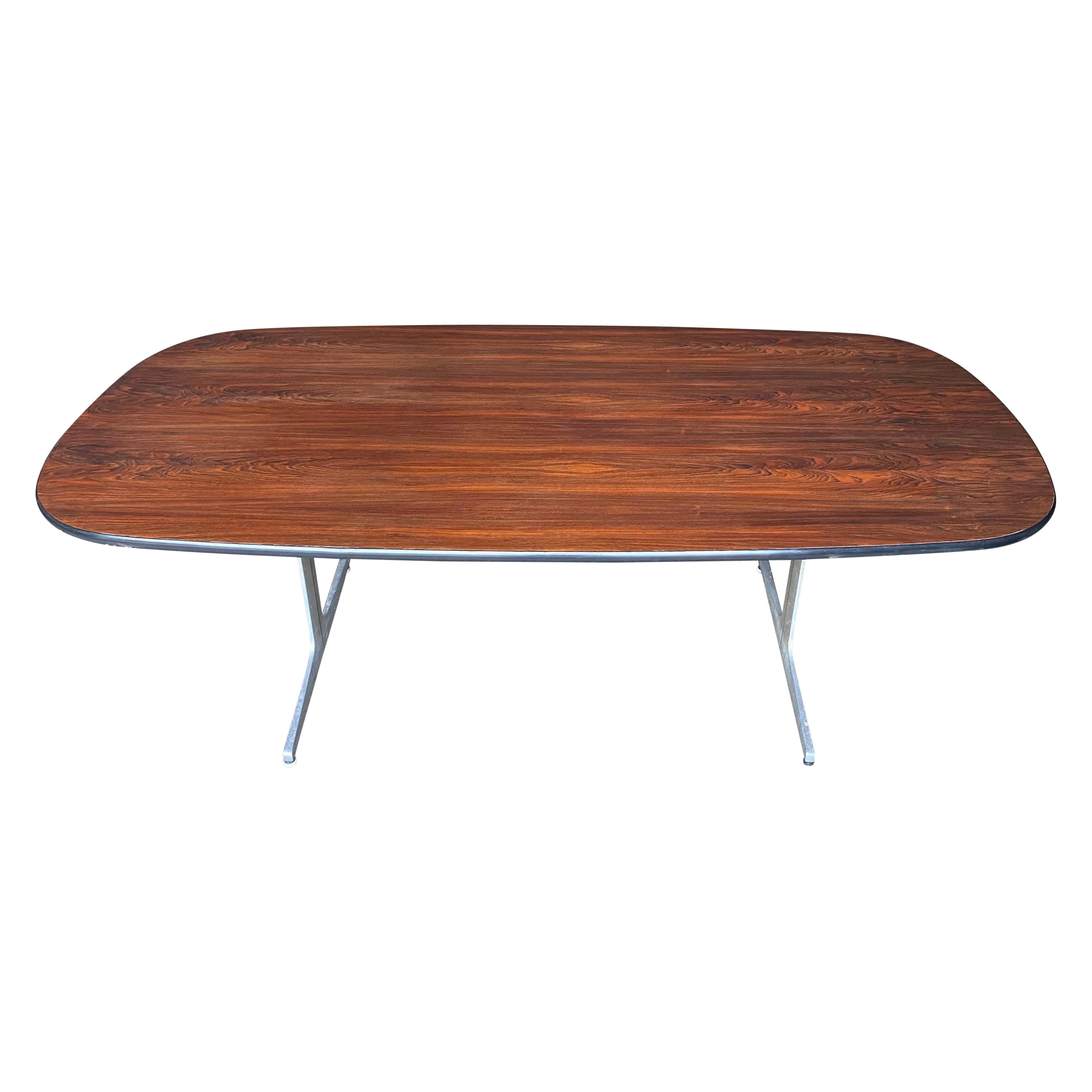 George Nelson for Herman Miller Conference/Dining Table in Rosewood
