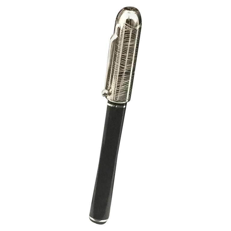 Alfred Dunhill Sidecar Palladium Ballpoint Pen at 1stDibs | alfred dunhill  pen, dunhill ballpoint pen
