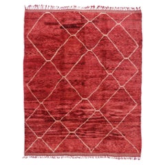 New Contemporary Berber Moroccan Rug with Postmodern Bohemian Style