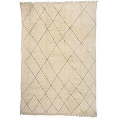 New Contemporary Berber Moroccan Rug with Mid-Century Modern Style