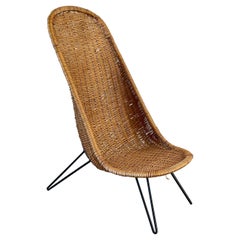 Sculptural Wicker Chair