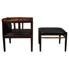 Danish Lounge Chair & Ottoman