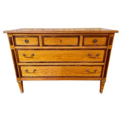 Early 20th Century French Louis XVI Maple Commode