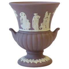 Used Wedgwood Jasperware Urn Vase Neoclassical Design, Small