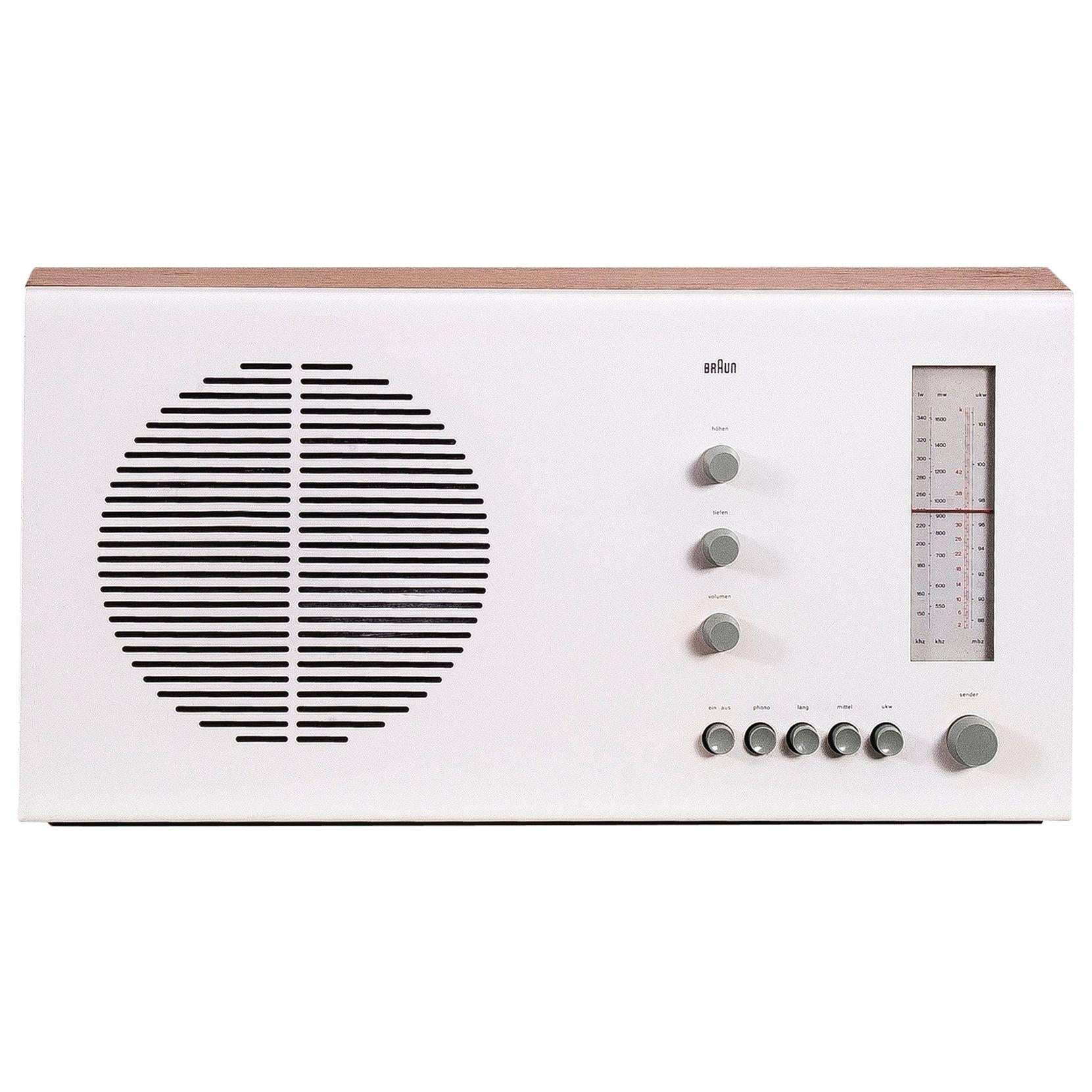 Dieter Rams No. 63 "RT20" in Lacquered Steel and Beech Veneer, 1961 For Sale