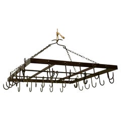 Blacksmith Made Iron Game Hanger, Kitchen Utensil or Pot Hanger