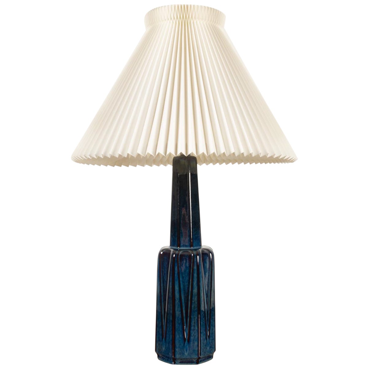 Danish Modern Ceramic Table Lamp by Søholm, 1960s