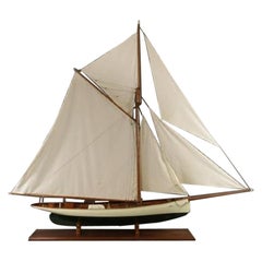 Six Foot Model of Cup Yacht Puritan